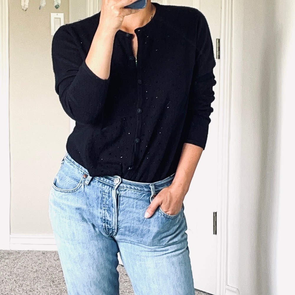 Vintage Beaded Cardigan Sweater